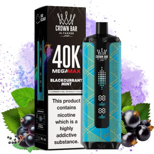 al fakher mega max 40000 Blackcurrant Mint jpg - Al Fakher Vape
