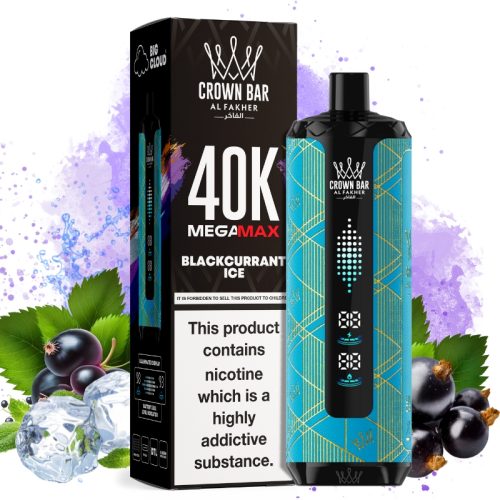 al fakher mega max 40000 Blackcurrant ice jpg - Al Fakher Vape