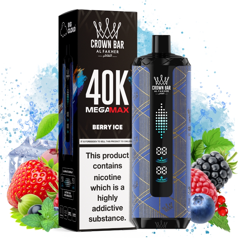 Al Fakher Mega Max 40000 Berry Ice sabor