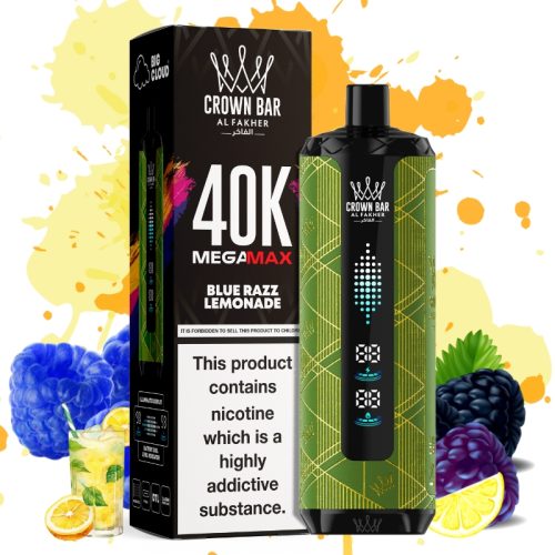 al fakher mega max 40000 blue razz lemonade jpg - Al Fakher Vape