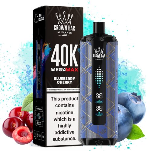 al fakher mega max 40000 blueberry cherry jpg - Al Fakher Vape