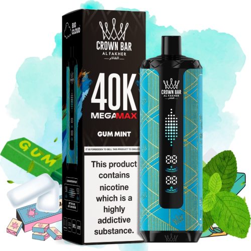 al fakher mega max 40000 gum mint jpg - Al Fakher Vape