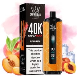 al fakher mega max 40000 peach ice jpg - Al Fakher Vape