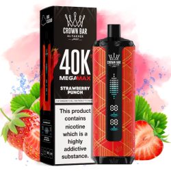 al fakher mega max 40000 strawberry punch jpg - Al Fakher Vape