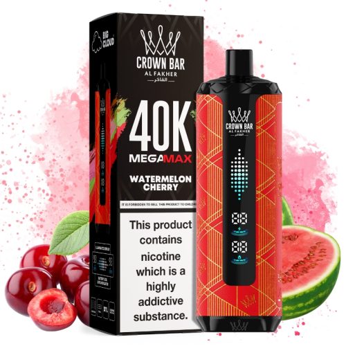 al fakher mega max 40000 watermelon cherry jpg - Al Fakher Vape