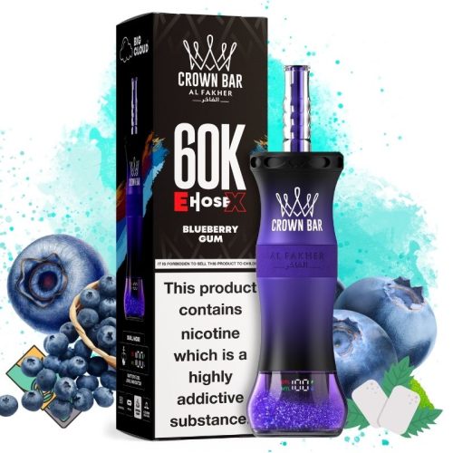 Al Fakher Ehose 60000 Blueberry Gum jpg - Al Fakher Vape