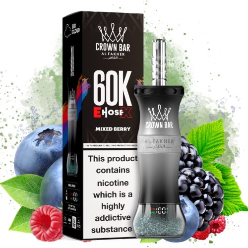 Al Fakher E hose X 60000 Mixed Berry jpg - Al Fakher Vape