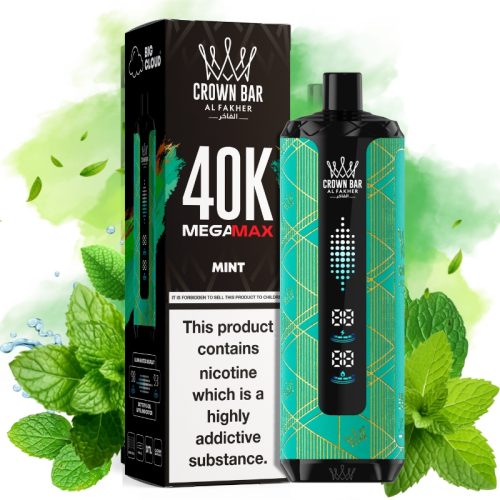 al fakher mega max 40000 spearmint jpg - Al Fakher Vape